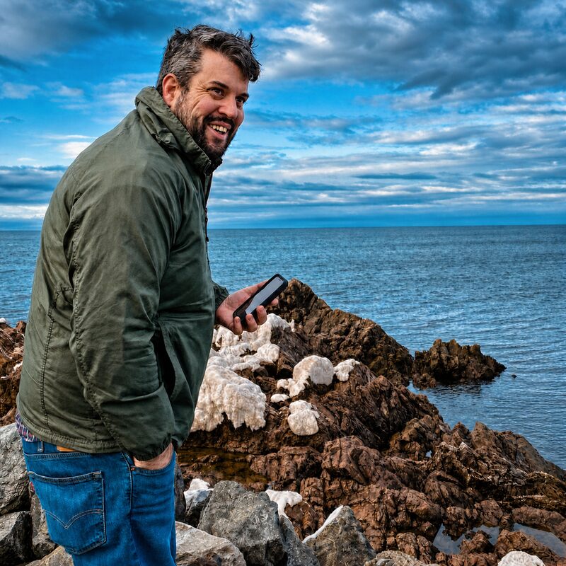 Colin Duggan on the Antigonish coast